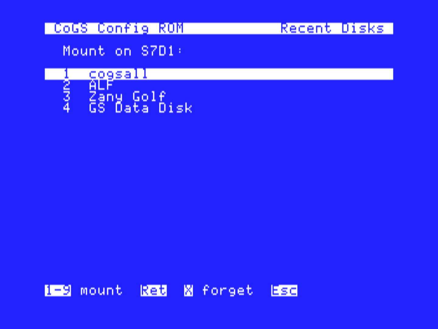 Recent Disks