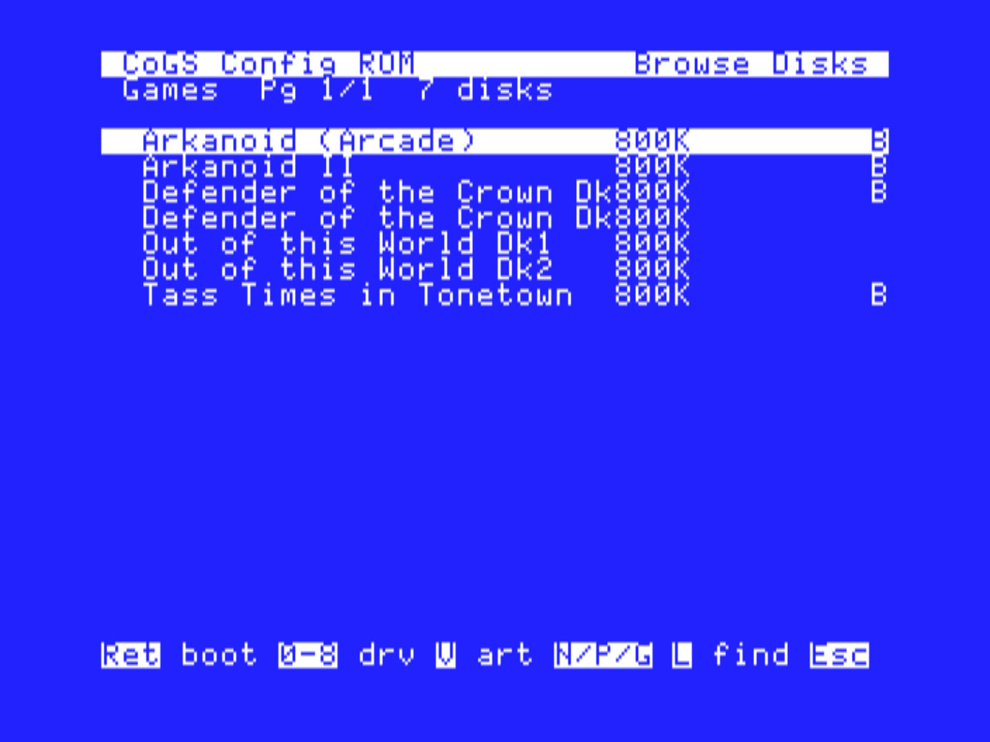 A folder, listed and mountable like any catalog page